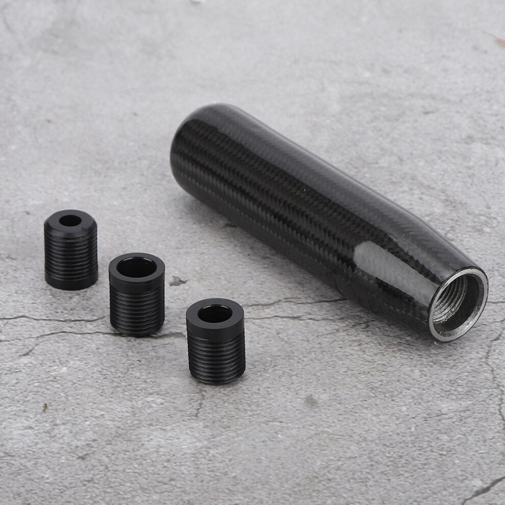 Manual Lengthen Transmission Shift Knob Shifter Lever Car Gear Stick Universal Carbon Fiber 9411325506718