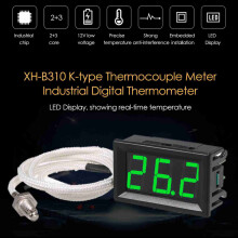 Digitales Thermometer XH-B310 12V K-Typ Thermoelement -30 bis 800C Hohe Genauigkeit