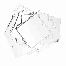 50G PVC Square Sequins Marine Wedding Decoration Clothes Accessories 50x50mm(Silver)