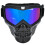 Bunter Motorradhelm mit goggles, verstellbarem Gurt und stoßfestem Glas 4
