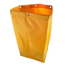 (Yellow) Thicken Replacement Cleaning Cart Bag Hotel Laundry Housekeeping Rubbish Holder