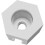 2 x Replacement Nut Suitable for Sodastream Crystal 1.0 2.0 Replacement Part Fastener Nut (White) 2