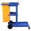(Blue)Thicken Replacement Cleaning Cart Bag Hotel Laundry Housekeeping Rubbish Holder 4