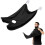 (black) Beard apron with 2 suction cups for a clean bathroom - white 1
