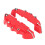 2PCS High Quality ABS Useful Car Universal Disc Brake Caliper Covers Front Rear Auto Kit 2