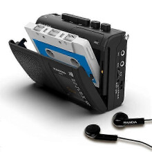 Panda 6501 Portable Tape AM/FM Radio Retro Cassette Music Player Walkman Tape Recorders with Loudspe