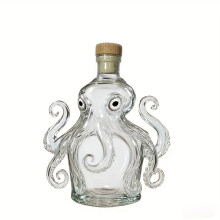 (1pcs color random) Octopus-Shaped Whiskey Decanter - Reusable Glass Aerator Wine Bottle with 8 Tentacles, Ocean-Themed Home Decor & Holiday Gift for Christmas