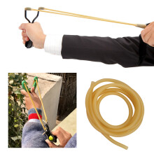 1 / 3 / 5M High Elastic Natural Soft Latex Slingshots Tube Tubing Band for Hunting Shooting(1m)