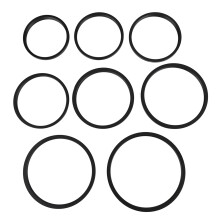 8 PCS Metal Step Up Rings Universal Lens Filter Adapter Set 49‑52‑55‑58‑62‑67‑72‑77‑82mm