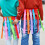 Kinder-Schweifzieh-Armband-Set - 6 bunte Bänder 6