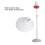 Adjustable Infrared Light Heating Therapy Floor Stand Beauty Treatment Lamp 13