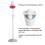 Adjustable Infrared Light Heating Therapy Floor Stand Beauty Treatment Lamp 12