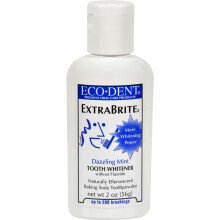 Eco-Dent, ExtraBrite, Poudre Dentifrice au Bicarbonate de Soude, Sans Fluorure, Menthe Éclatante, 2 oz (56 g)