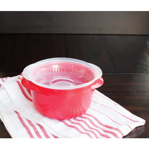 Nordic Ware Microwave Multi-Boiler, 5.5 Cup, Red 1