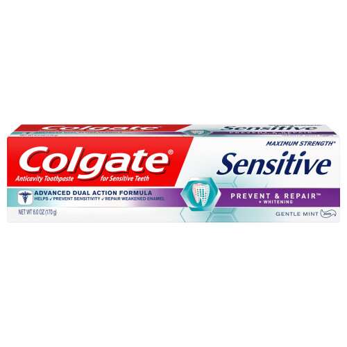Colgate Colgate Sensitive Toothpaste, Prevent and Repair , Mint Paste Formula, 6 ounce (1 Pack) 1
