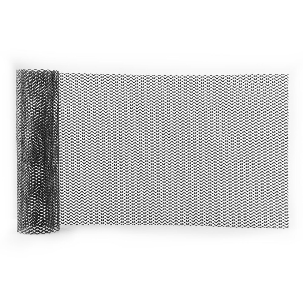 6X12mm Aluminum Alloy Car Grille Mesh Net Grid Body Bumper Rhombic Grill Universal 5021325608622