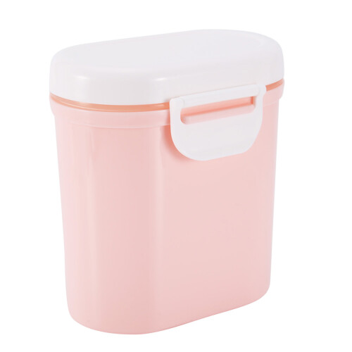 Portable Milk Powder Sealing Storage Box Microweave Freezer Safe (Pink L) 1