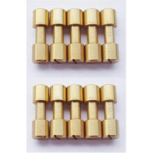 Pack of 10 Brass Corby Bolts Fasteners for EDC Knives