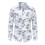 (L, style1) Men's Floral Slim Long Sleeve Shirt 1