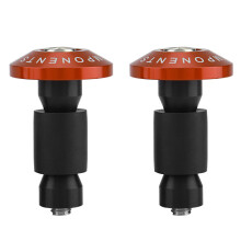 22mm 7/8inch Motorcycle Handlebar End Slider Plug Caps for Racing ATV Offroad Orange