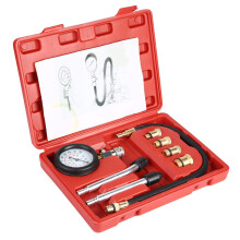 Gasoline Engine Compression Tester Auto Petrol Gas Engine Cylinder Automotive Test Kit