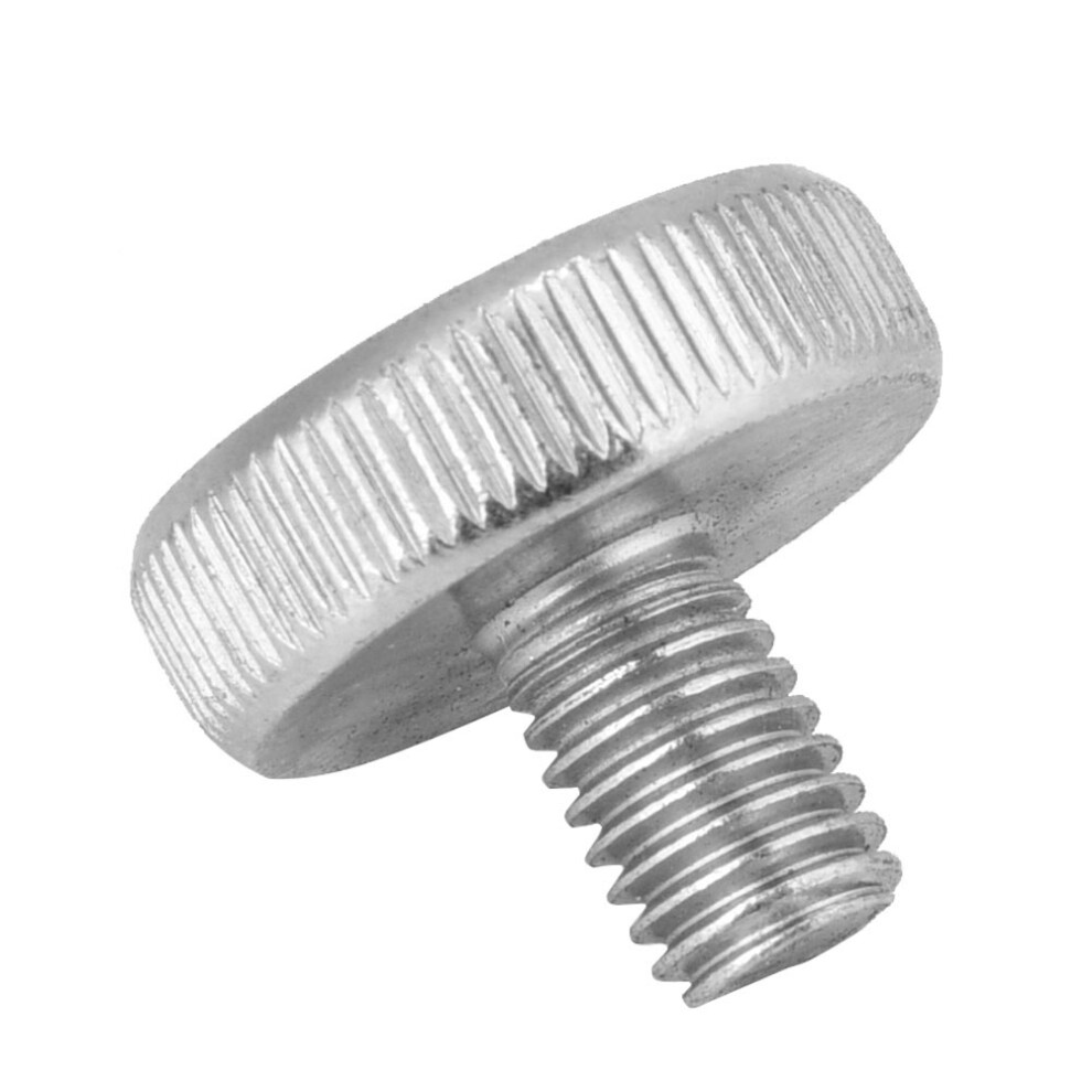 10Pcs M8 Zinc Plated Carbon Steel Flat Knurled Head Bolts Thumb Screws (M8*12) 9431325649260