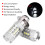 2 Stück 80W LED-Scheinwerfer PX15D Weiß 12VDC 6500K 12