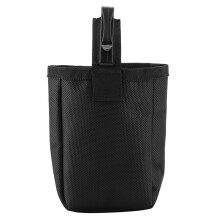 Haustier-Leckerli-Beutel 9x4x13 cm 600D-Oxford-Gewebe, schwarze Tasche
