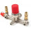 Air Compressor Accessory, Alloy Double Outlet Tube Air Compressor, Pressure Regulating Valve Accessories with Small Air Compressor Bracket 2