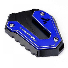 (Blue 1) Motorcycle Accessories Kickstand Foot Side Stand Enlarger Pad Tire Valve Cap Compatible with Similar Brand Models from 2021 to 2023