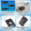 Bluetooth 5.0 Receiver Transmitter FM Stereo AUX 3.5mm Jack RCA Wireless NFC Bluetooth Audio Adapter for TV PC Headphone 3