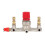 Air Compressor Accessory, Alloy Double Outlet Tube Air Compressor, Pressure Regulating Valve Accessories with Small Air Compressor Bracket 3
