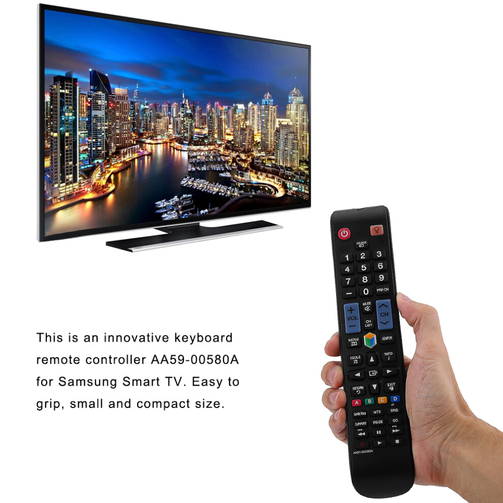 Replacement Smart TV Remote Control Television Controller for Samsung AA59-00580A