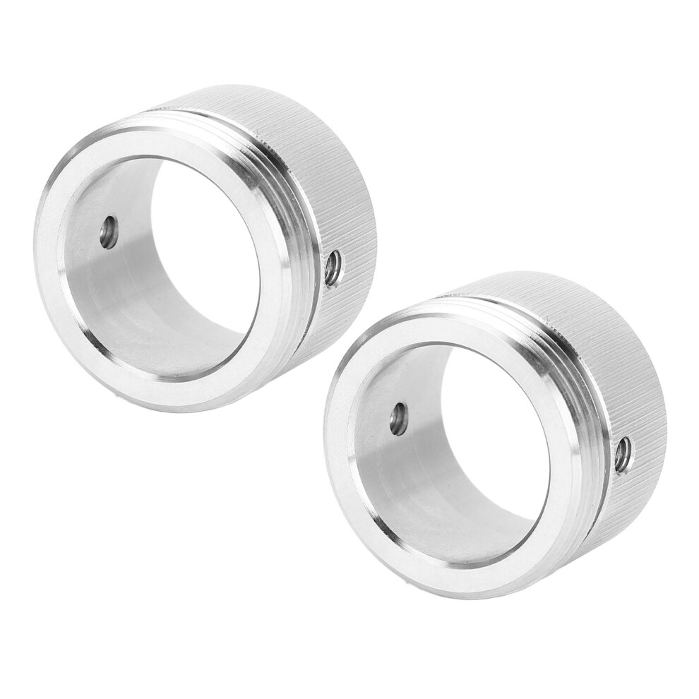 2Pcs Heat Valve Adapter Set 304 Stainless Steel Thermostat Ra Adapter With Vertical Stripes Appearance M30 X 1.5 9391325685968