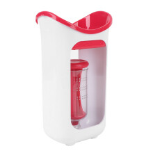 Squeeze Station for Homemade Toddler Food Pouch Filling Station for Puree Food Portable Puree Squeezer Tool with Subpackage Bags Red