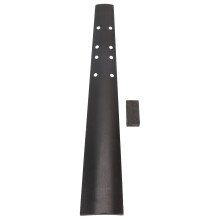 1/2 Violine Griffbrett Ebenholz, unbehandeltes Ersatzteil, Modell LN236