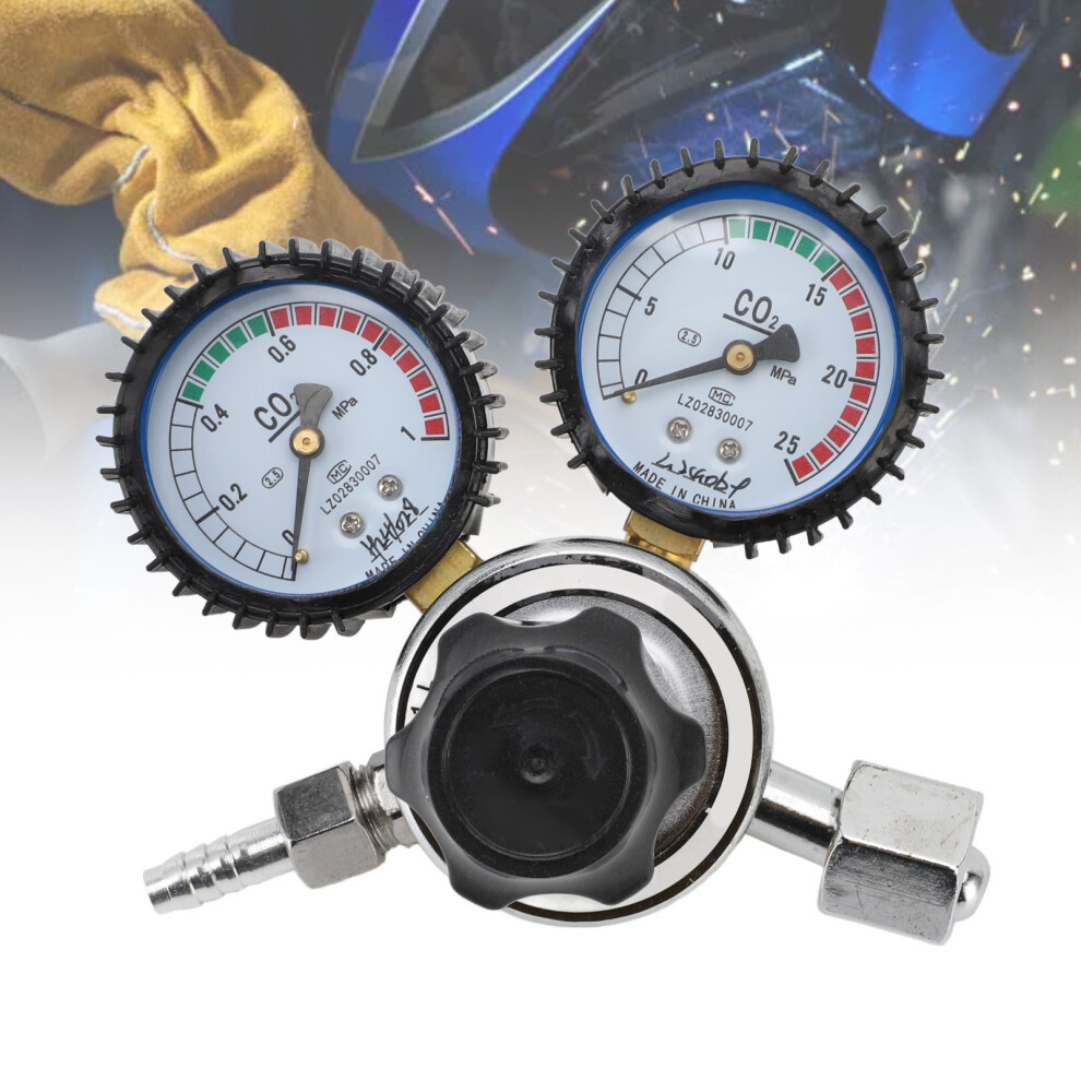 Carbon Dioxide Regulator 2 Gauge Co2 Pressure Regulator For Welding Cutting Electronic Industries 8431325693288