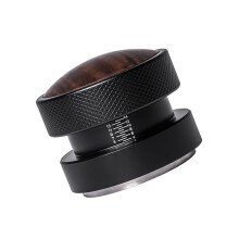 Coffee Tamper Elastic Powder Pressing with Built-in Spring and Scale Detachable SUS 304 Stainless Steel Thread Base Aluminum Alloy Body Wal