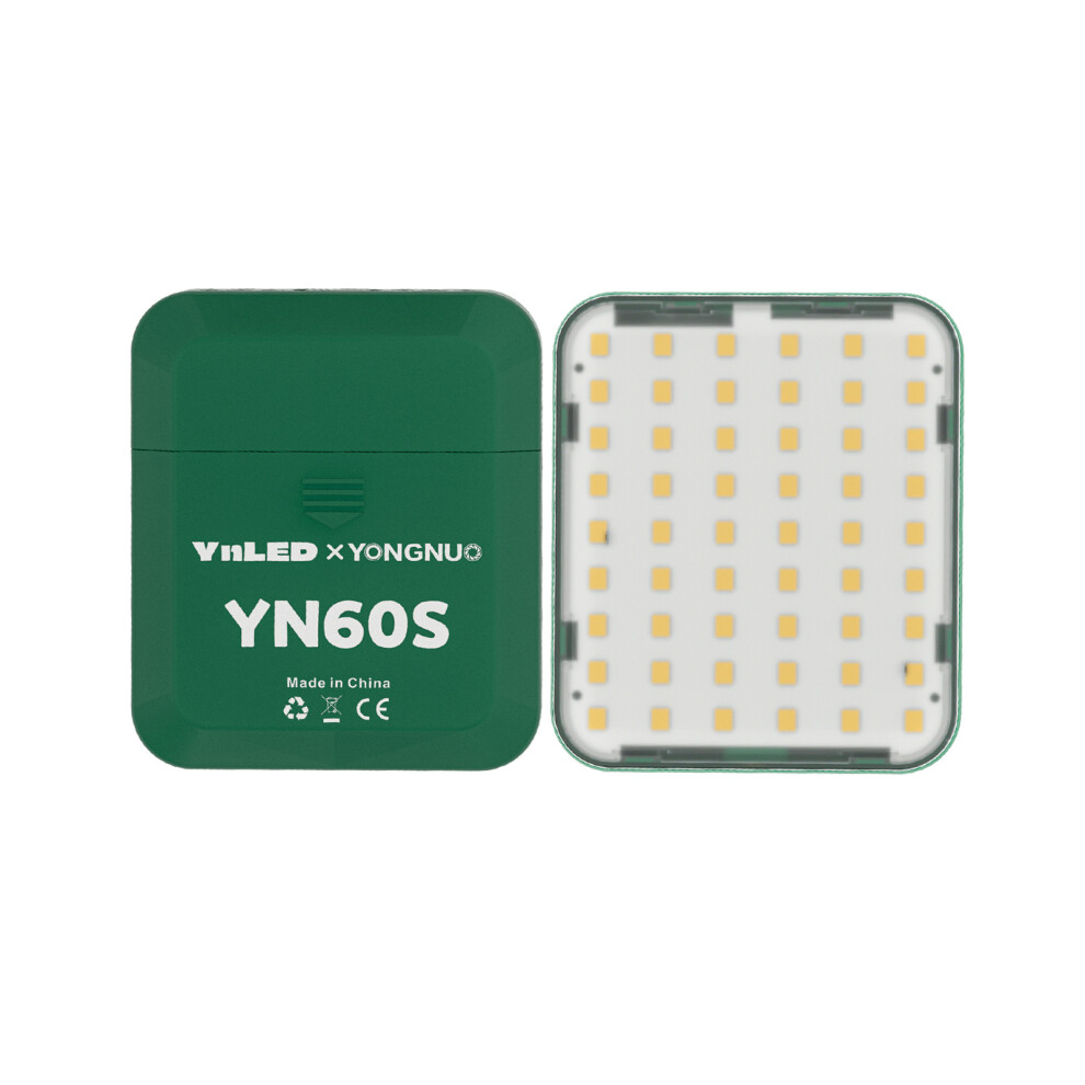 Yongnuo Yn60s Pocket Led Video Mini Camera 5500K 3-Level Brightness Cri95+ Photo For Photography Video Conference Vlog Li Light 4681325696466