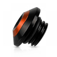 (Orange) CNC Engine Oil Drain Plug Sump Nut Cup Plug Cover Compatible with a Monster 1200 / 1200S Multistrada 1200 1100 1100S Panigale
