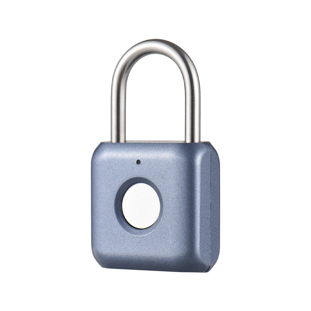 Fingerprint Padlock Multifunctional Smart Fingerprint Padlock No Password Security Ipx2 Waterproof Rust-Resistant Biometric Padlock For Gym 3321325697131