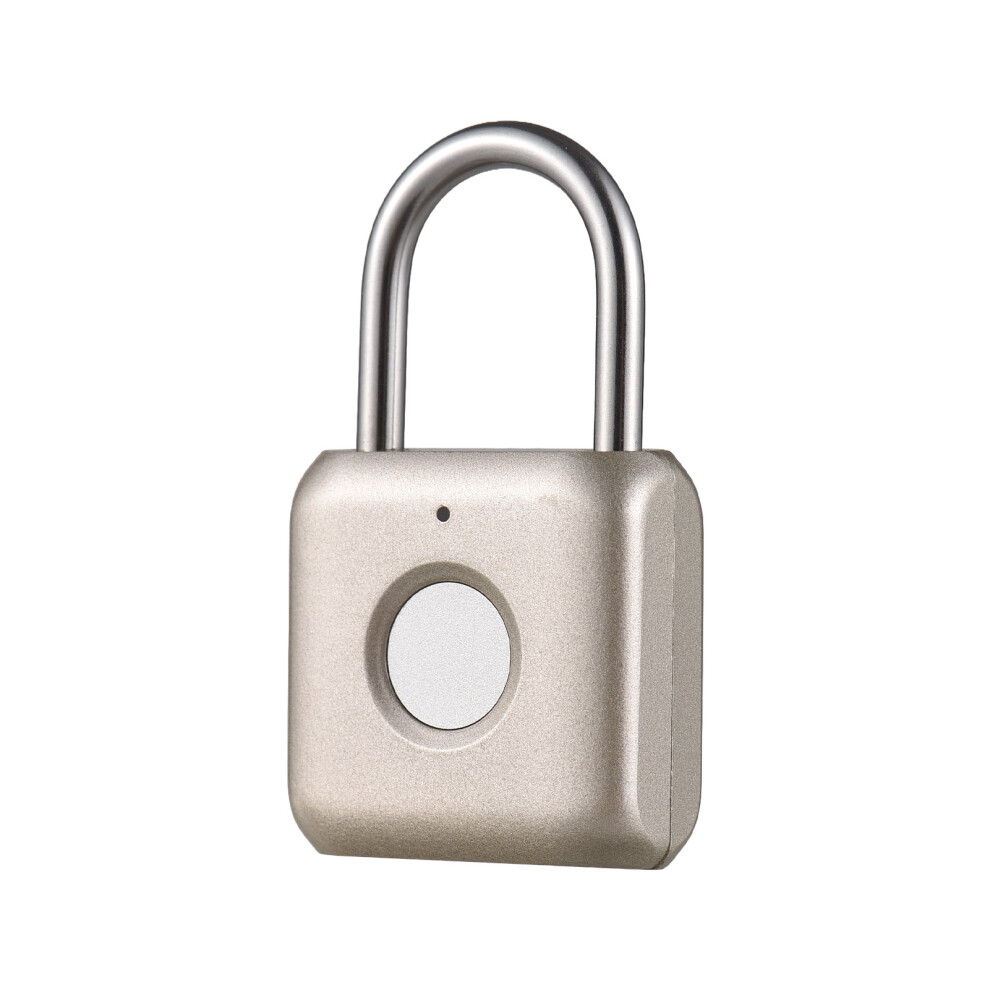 Fingerprint Padlock Multifunctional Smart Fingerprint Padlock No Password Security Ipx2 Waterproof Rust-Resistant Biometric Padlock For Gym 4961325697121