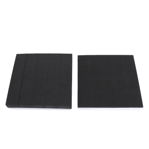2 Sheet Black EVA Foam Headboard Stoppers Headboard Pads Bed Wall Bumper For Bed Frames Sofa Backs 2