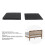 2 Sheet Black EVA Foam Headboard Stoppers Headboard Pads Bed Wall Bumper For Bed Frames Sofa Backs 4