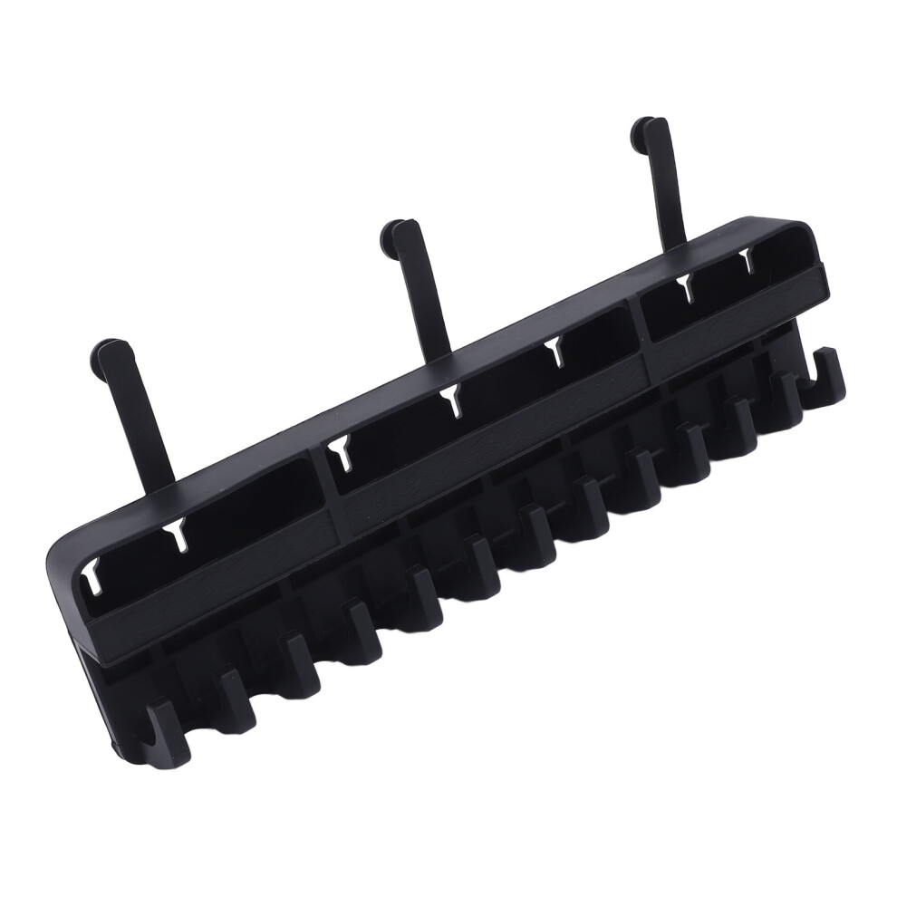 Silicone Hair Extension Holder and Hanger No Drill Suction Cups Space Saving Hat Rack Hair Extension Hanger for Styling Black