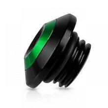 (Green) CNC Engine Oil Drain Plug Sump Nut Cup Plug Cover Compatible with a Monster 1200 / 1200S Multistrada 1200 1100 1100S Panigale