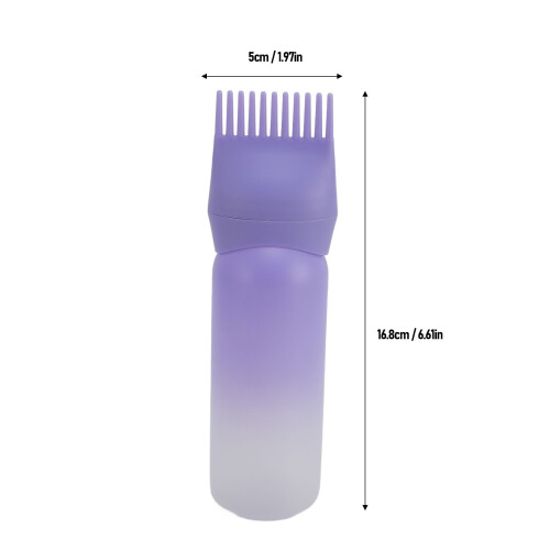 Root Comb Applikatorflasche 4 Stück 16,8  4,5  5 cm Lila 1