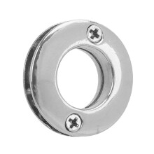 10 Pcs Round Eyelets 13mm Inner Diameter Alloy Eyelets Kit for Clothing Pants Luggage Hat Belt Shoes Silver