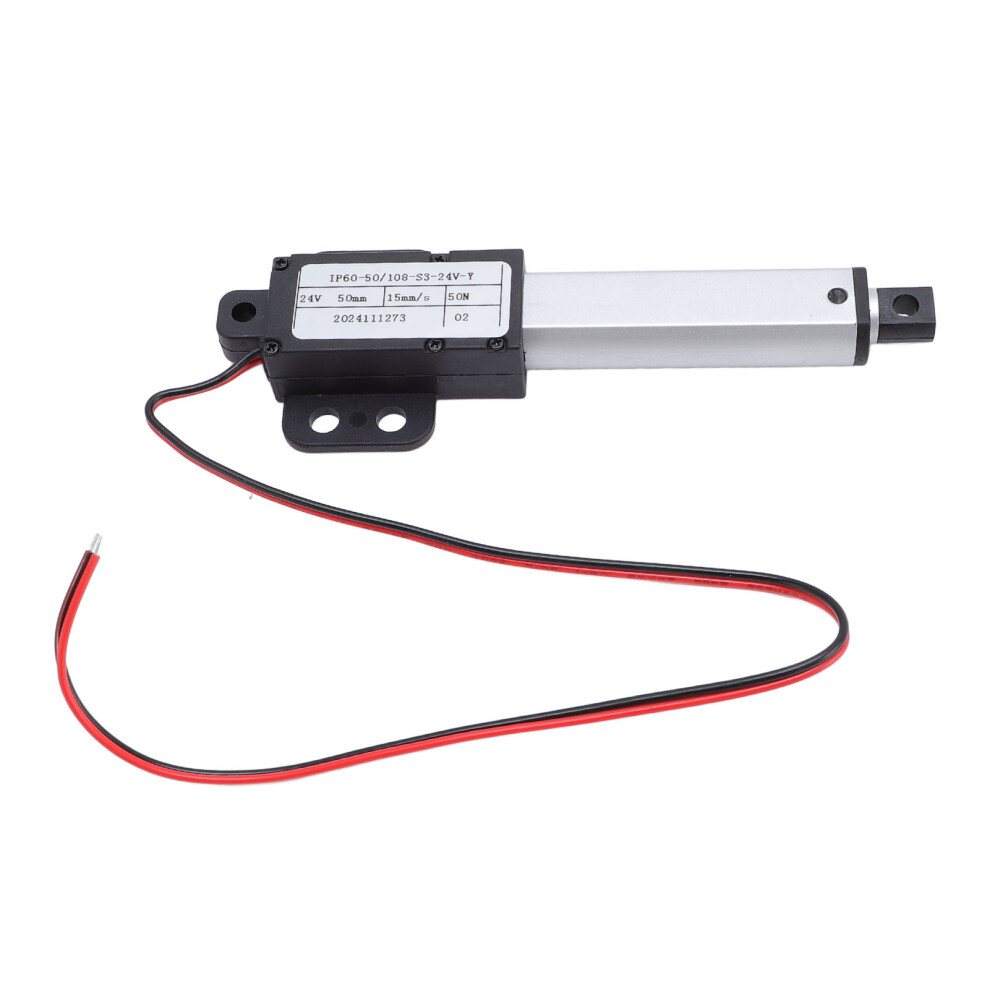 Mini Electric Linear Actuator 50Mm Stroke 50N Thrust 15Mm/S Speed Small Linear Motion Actuator For Rv Sofa Robot Tv Desk 8741325700573