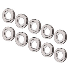 10 Stück Ösen aus Silberlegierung, 17,4 mm
